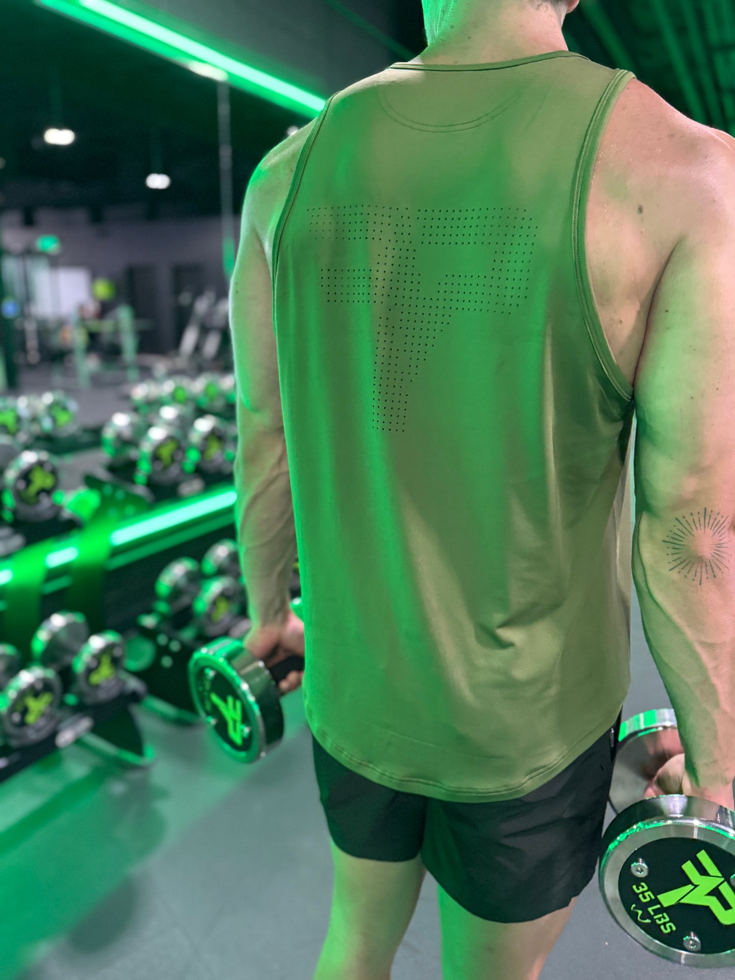 Vented PF Tank - Army Green
