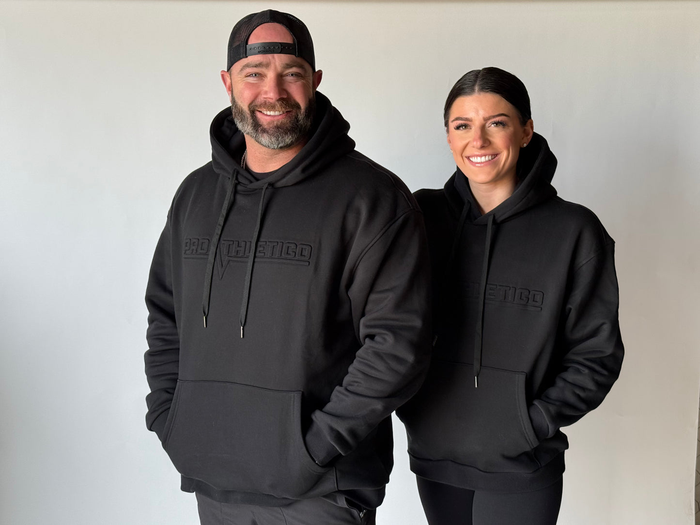 Pro Athletico Signature Embossed Hoodie - Black