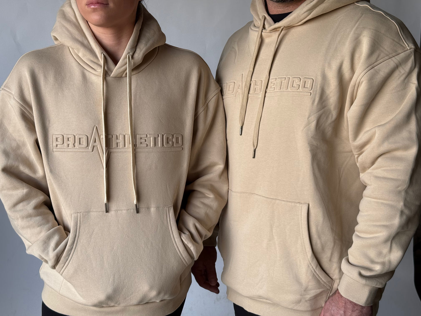 Pro Athletico Signature Embossed Hoodie - Tan