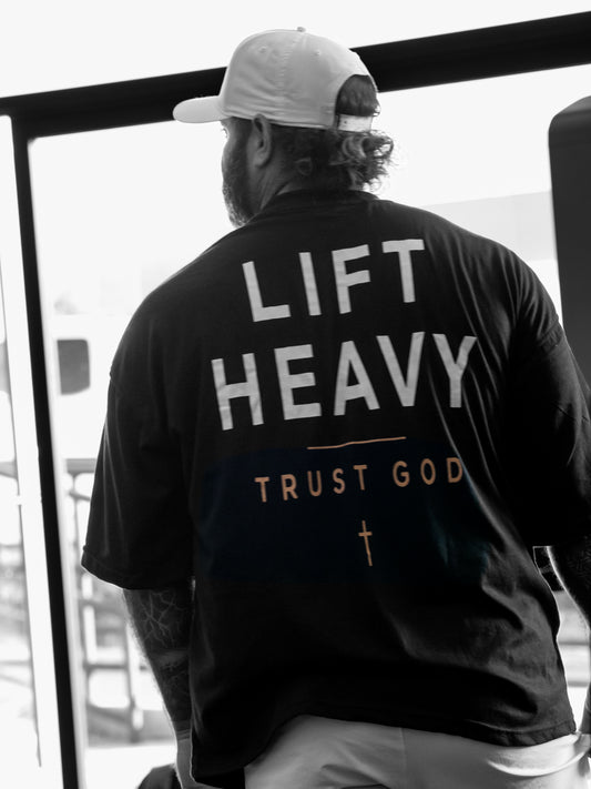 Black Lift Heavy Trust Oversized T-Shirt