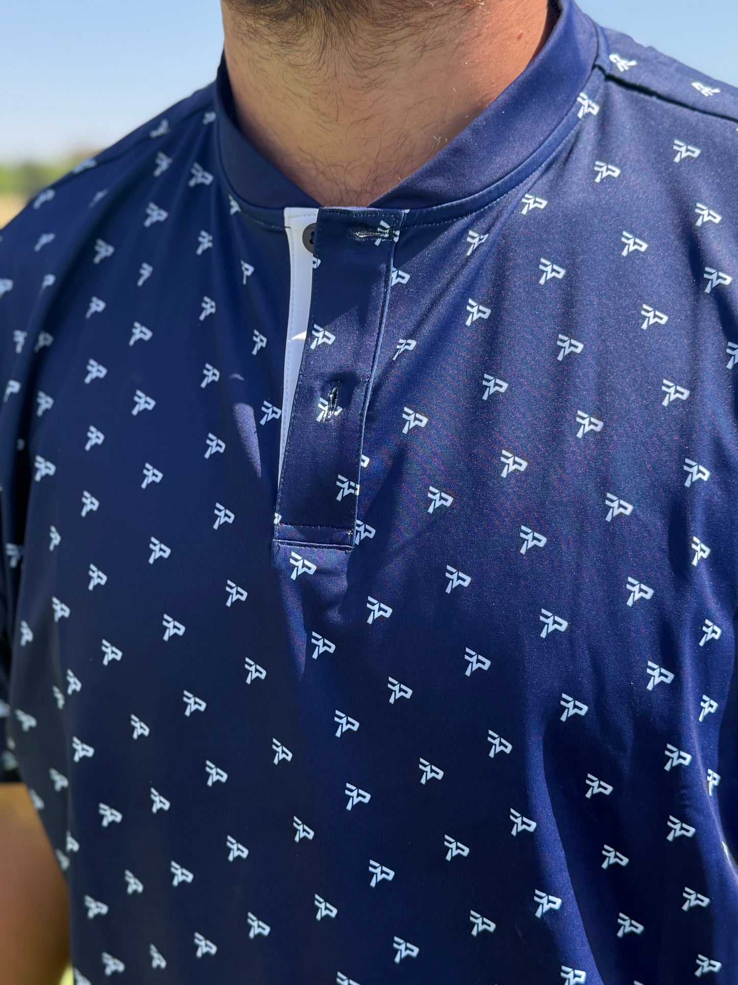 Blue PF Blade Polo